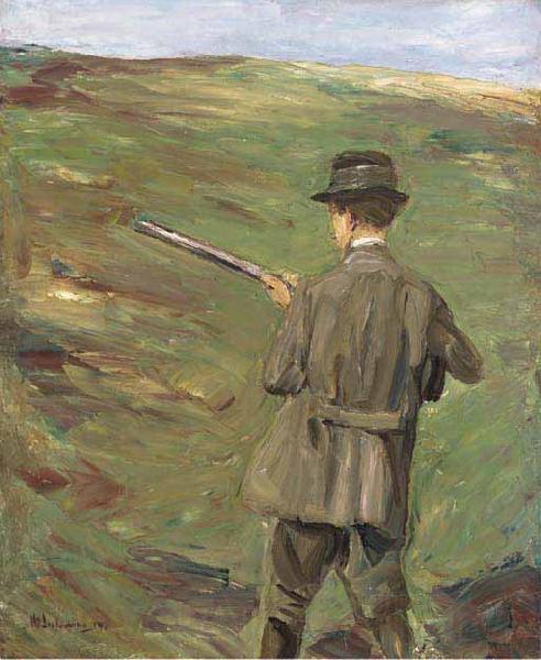 Max Liebermann Hunter in the dunes Norge oil painting art